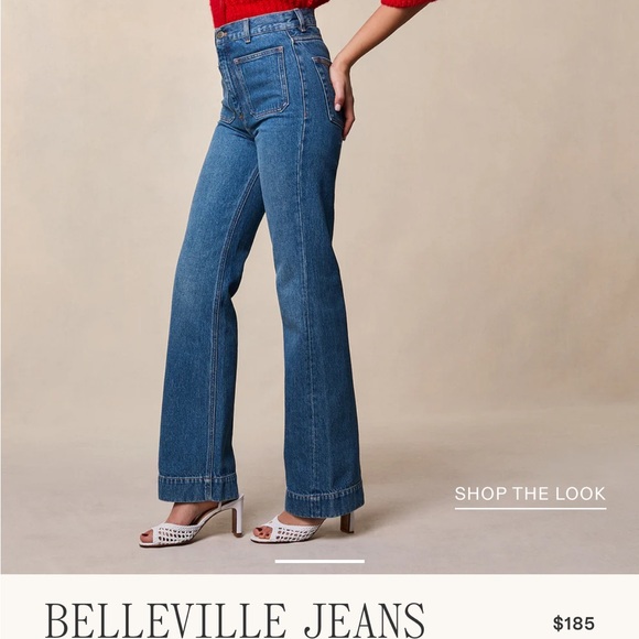 Rouje Belleville Size 33 Jeans - Picture 4 of 14